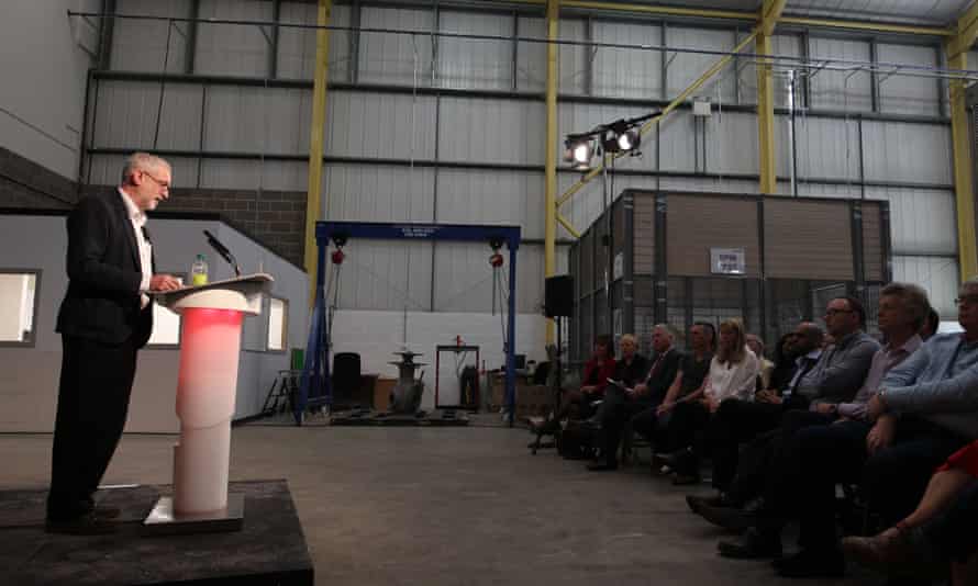 Jeremy Corbyn launching Workplace 2020 this morning.