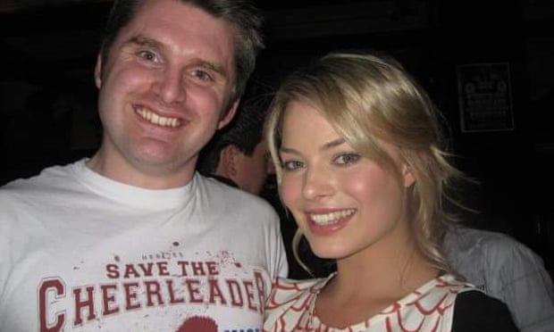 Guy with Margot Robbie when she starred in Neighbours