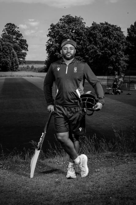 Temba Bavuma, captain of the South Africa cricket team, poses for a portrait at the Arundel Castle cricket ground.