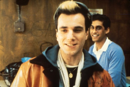 Daniel Day-Lewis y Gordon Warnecke en la película de 1985 Mi hermosa lavandería