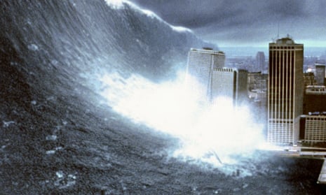 In the 1998 film Deep Impact a tidal wave hits New York