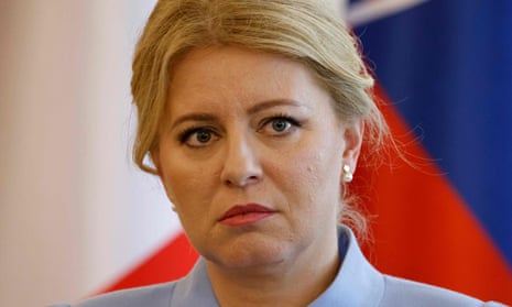 The Slovakian president, Zuzana Čaputová