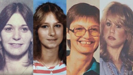 Composite image of four girls