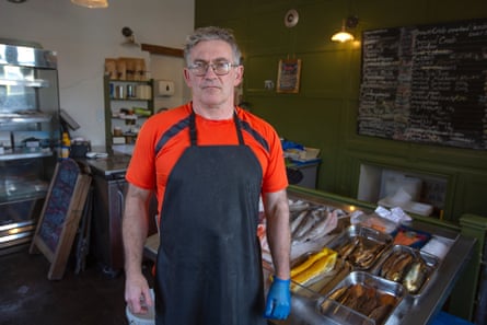 James Wilson at the Menai Seafood Company