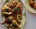 Ravinder Bhogal's lime pickle roast chicken.