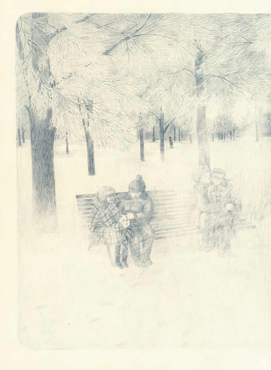 Illustrations from The Lost Soul, written by Olga Tokarczuk and illustrated by Joanna Concejo