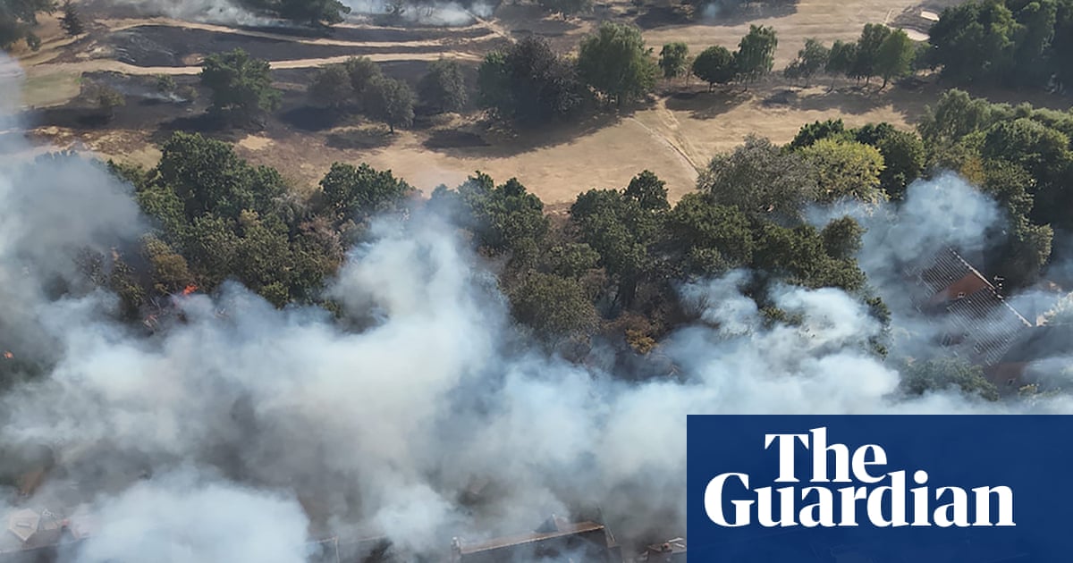 Several homes ablaze as firefighters try to contain West Midlands grassfire