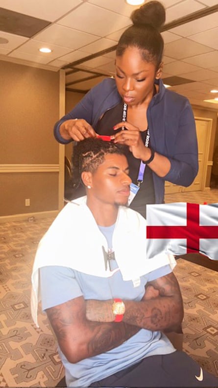Jameya pinch Marcus Rashford