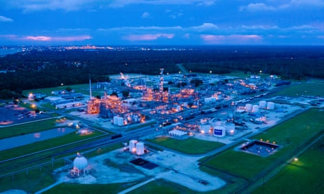 The former Dupont chemical plant, now owned by Denka, in Reserve, Louisiana.