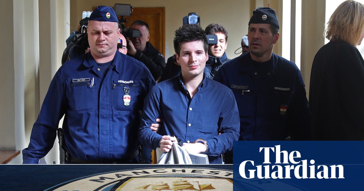 Rui Pinto, the man behind Football Leaks, during a public appearance in Portugal.