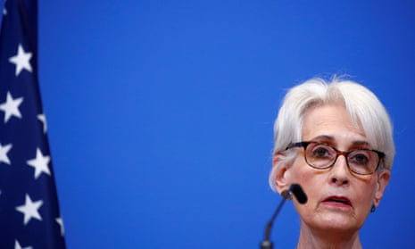 The US deputy secretary of state, Wendy Sherman, 72, is her country’s most experienced international negotiator.