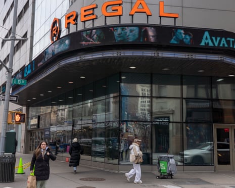 The Regal multiplex owned by Cineworld in Union Square, New York City