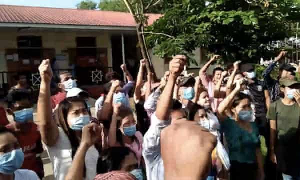 Thrown To The Wolves How Covid 19 Laws Are Being Used To Silence Garment Workers Myanmar The Guardian