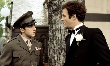 Al Pacino and James Caan in The Godfather