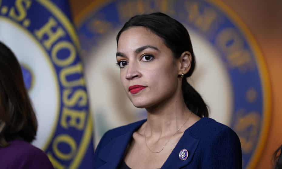 Alexandria Ocasio-Cortez asked, pointedly: “Are we passing the deal that helps working people the most? Are we passing the deal that makes the most jobs? Are we passing a deal that brings down the most climate emissions?’