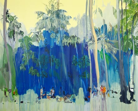 Hurvin Anderson, Maracas III, 2004