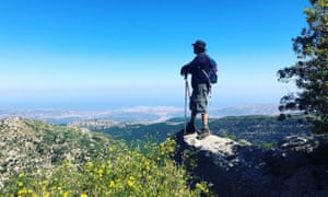 Dom Joly’s foodie tour of Lebanon | Travel 3 Dom Joly admiring the view from a Beirut hilltop.