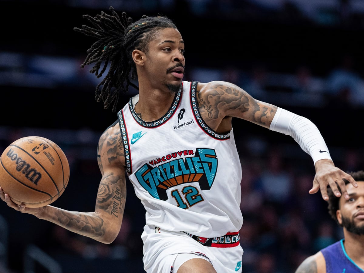 Morant alters celebration to mock grenade toss after league fines and warnings | Memphis Grizzlies | The Guardian