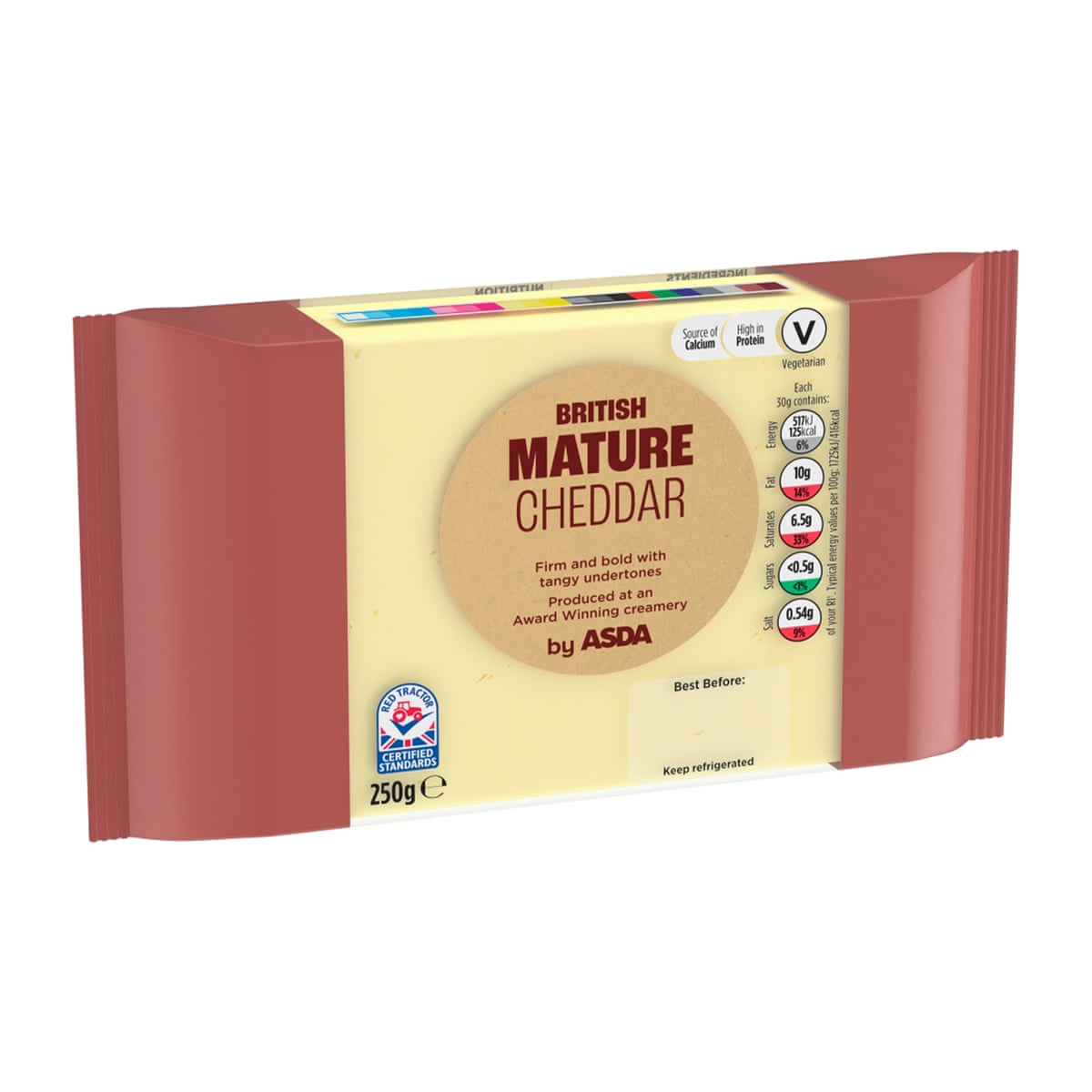 ASDA British Mature Cheddar 250g