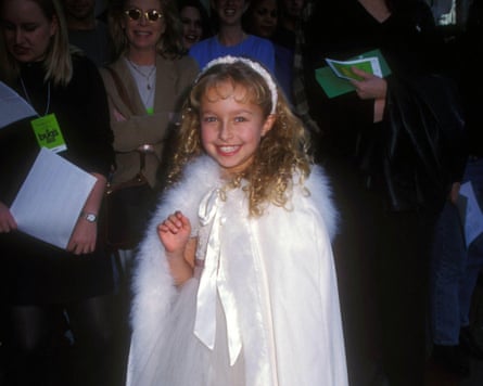 A young Hayden Panettiere at the premiere of Pixar’s A Bug’s Life in Hollywood