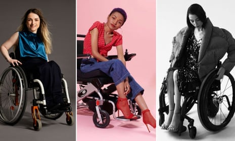 Adaptive fashion from: (left) Kintsugi and Zappos Adaptive, styled by Stephanie Thomas of Cur8able