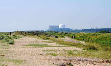 A view of the Sizewell B nuclear power station seen from RSPB Minsmere.