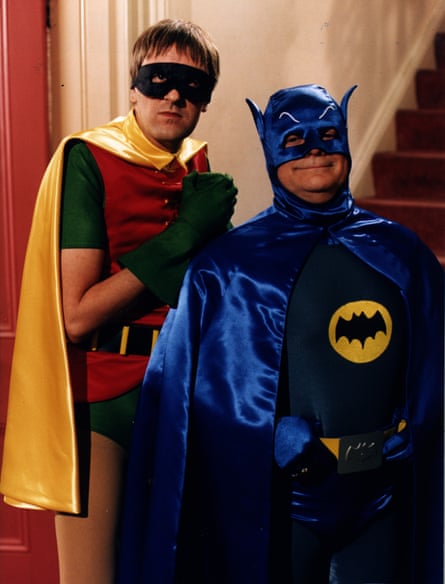 Del Boy and Rodney as Batman and Robin in the 1996 Only Fools And Horses Christmas special.