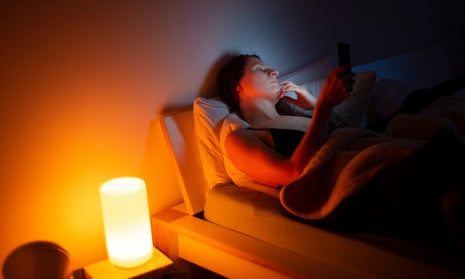 Pregnant women were advised to try to put their phones away in the hours before bed.