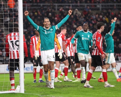 Liverpool lead at Sunderland!