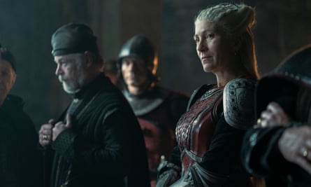 Fresh from not burning the entire Hightower clan alive … Eve Best as Princess Rhaenys.
