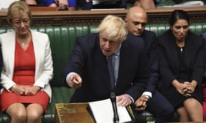 Boris Johnson speaks in parliament on Wednesday. 2945.jpg?width=300&quality=85&auto=forma