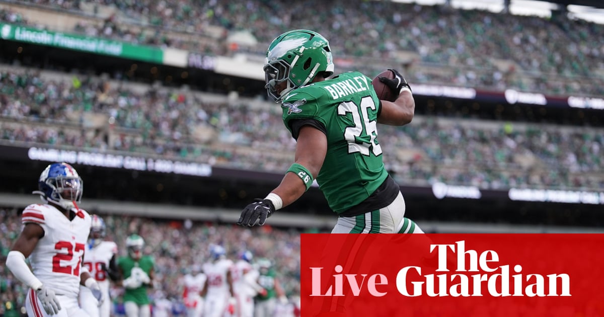 NFL week eight: Ravens v Bears, Eagles v Giants, Panthers v Bills and more – live | NFL NFL week eight: Ravens v Bears, Eagles v Giants, Panthers v Bills and more – live | NFL