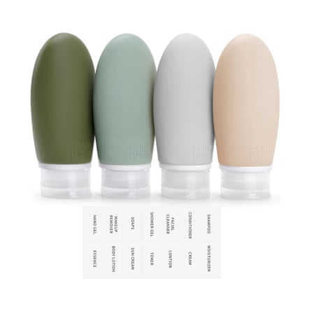 Opret 100ml Silicone Travel Bottle, 4 Pack