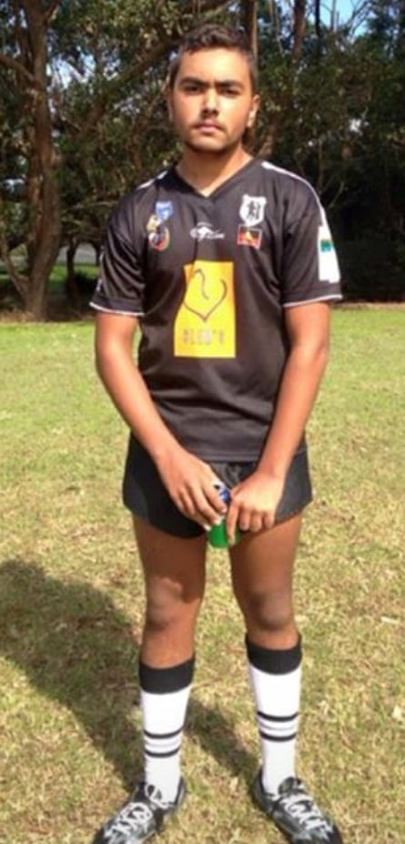 Isaac, the young Redfern All Blacks player.
