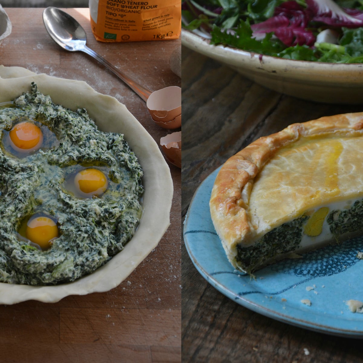 An Italian Easter Recipe Spinach Herb And Ricotta Pie A