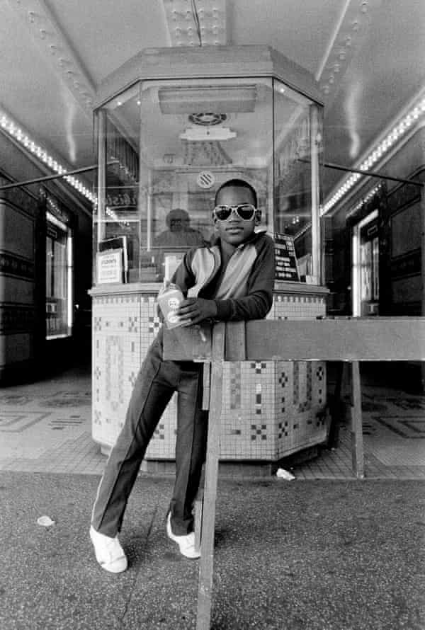 4. A Boy in Front of the Loews 125th Street Movie Theater Harlem NY (1976)