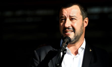 Italy’s far-right interior minister Matteo Salvini.