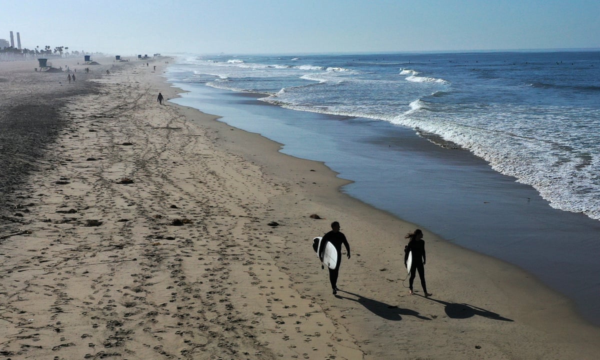 California To Reopen Some Beaches As Governor Urges Physical