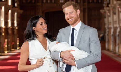 The Duke and Duchess of Sussex with their baby son, Archie, in May 2019.