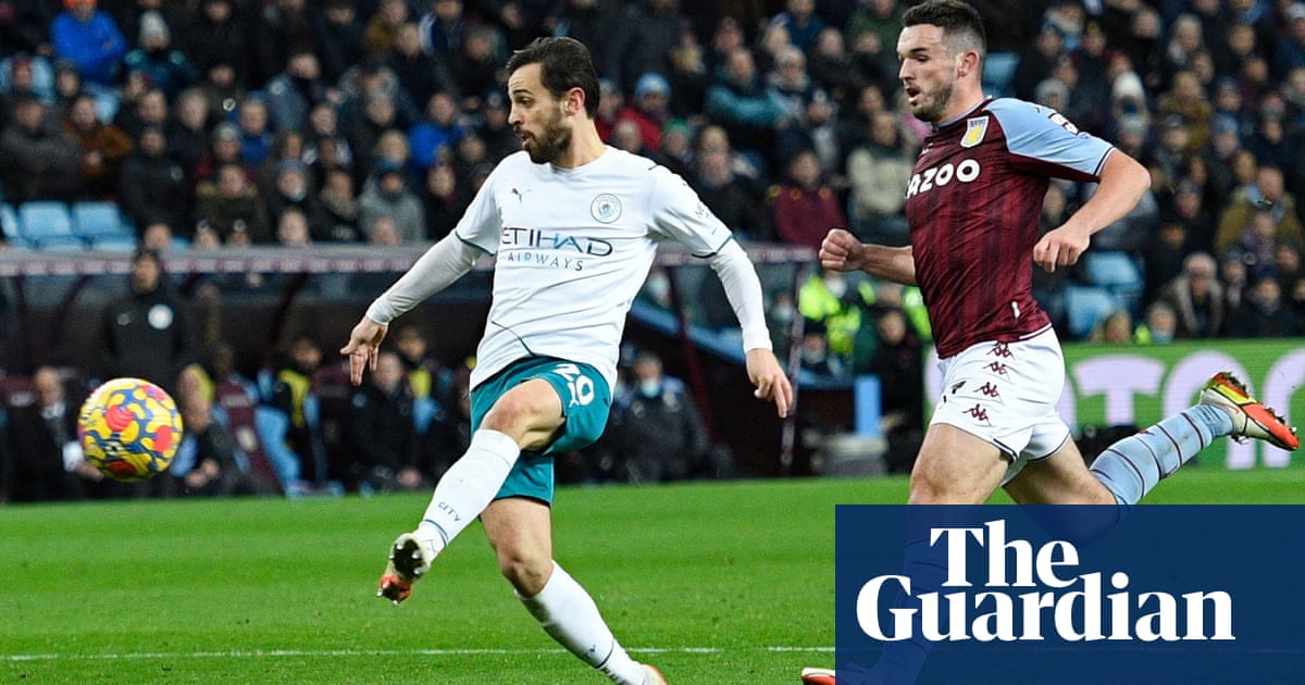 Manchester City’s Bernardo Silva hands first defeat to Gerrard at Aston Villa