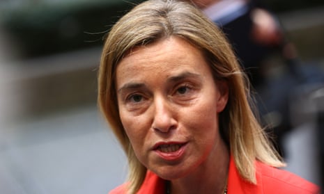 Federica Mogherini, the EU foreign policy chief