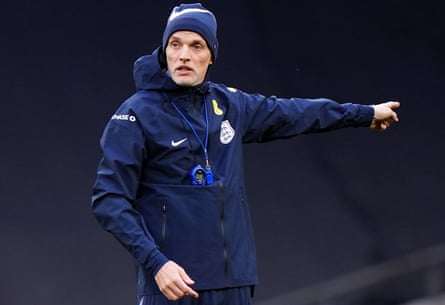 England manager Thomas Tuchel during a training session at Wembley Stadium