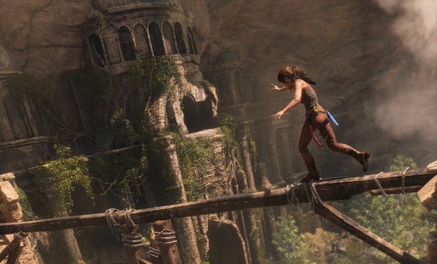 Microsoft was also showing a new DirectX 12 compatible version of Rise of the Tomb Raider at its spring showcase