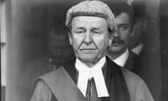 Sir William Mars-Jones at the trial of Donald Neilson in 1976.