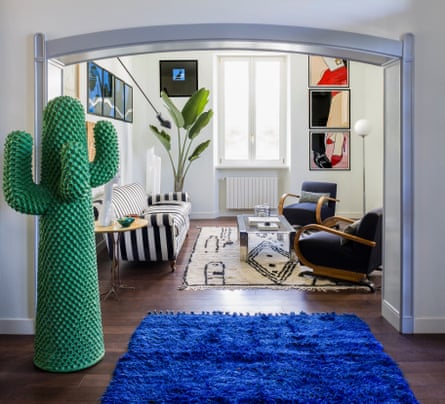 Mix and match: a 1970s giant cactus makes a statement.