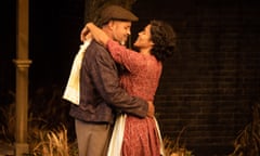 Bert LaBonté and Zahra Newman in Sydney Theatre Company’s Fences, 2023. Photo: Daniel Boud ©