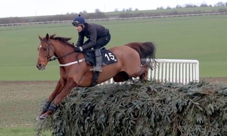 Definitly Red ridden by Danny Cook at Aintree. He had a fall on the same horse at Newcastle on Saturday, and then said he could not see properly.