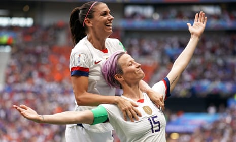 Megan Rapinoe and Alex Morgan, 2019 Women's World Cup final