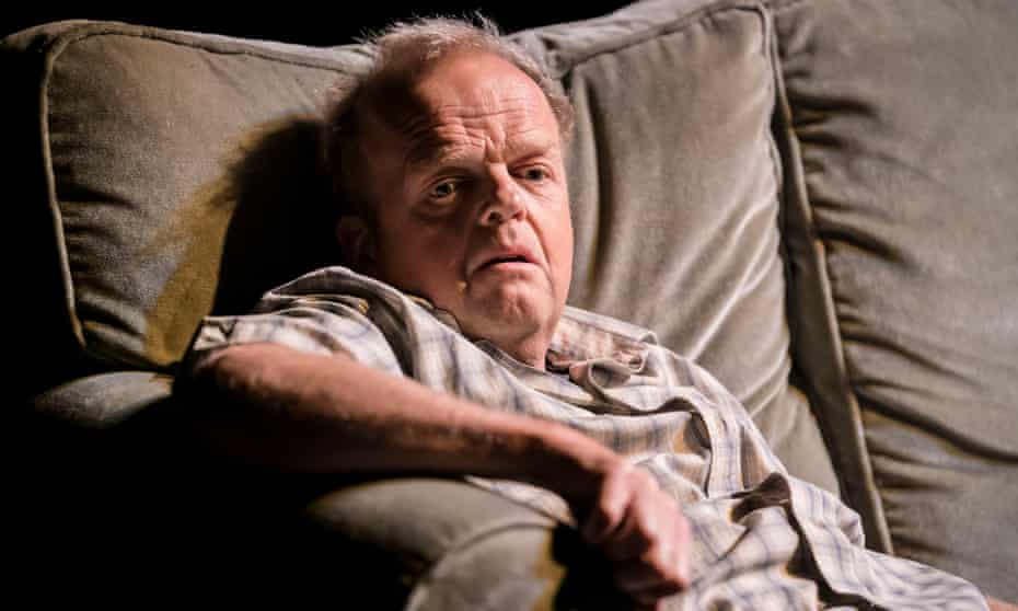 Sofa, so claustrophobic … Toby Jones in Caryl Churchill’s Imp.