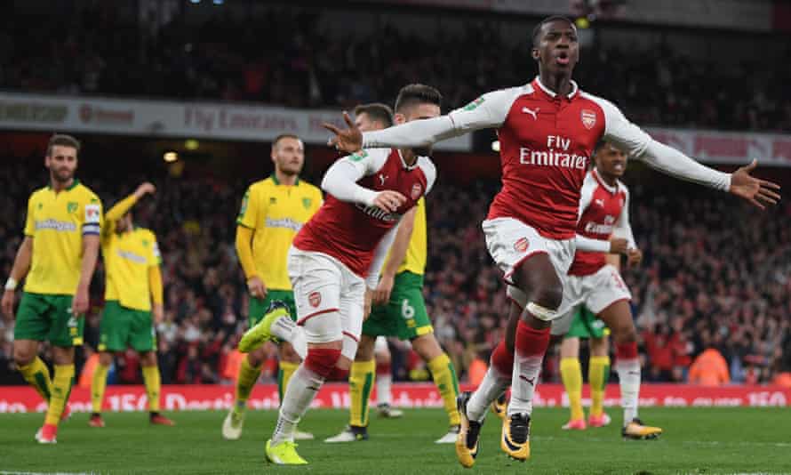 Eddie Nketiah The Young Arsenal Goalscoring Machine Who Chelsea Let Go Arsenal The Guardian Eddie Nketiah The Young Arsenal Goalscoring Machine Who Chelsea Let Go Arsenal The Guardian